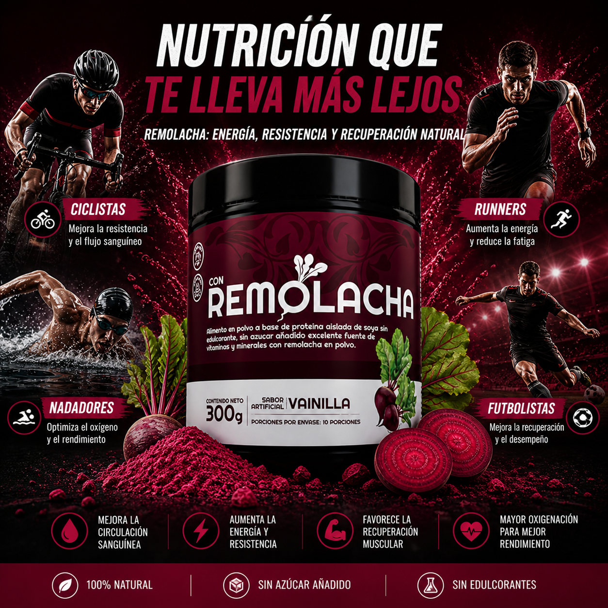 REMOLACHA: POTENCIA EXTREMA SIN QUIMICOS 🔥