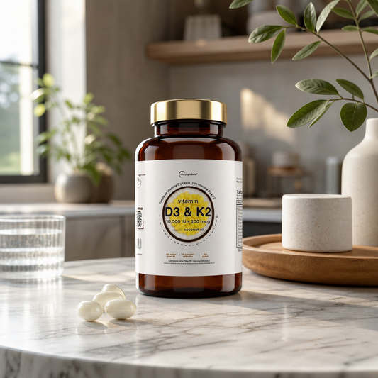 VITAMINA D-K2: FORTALECE Y CRECE TUS HUESOS 🔥