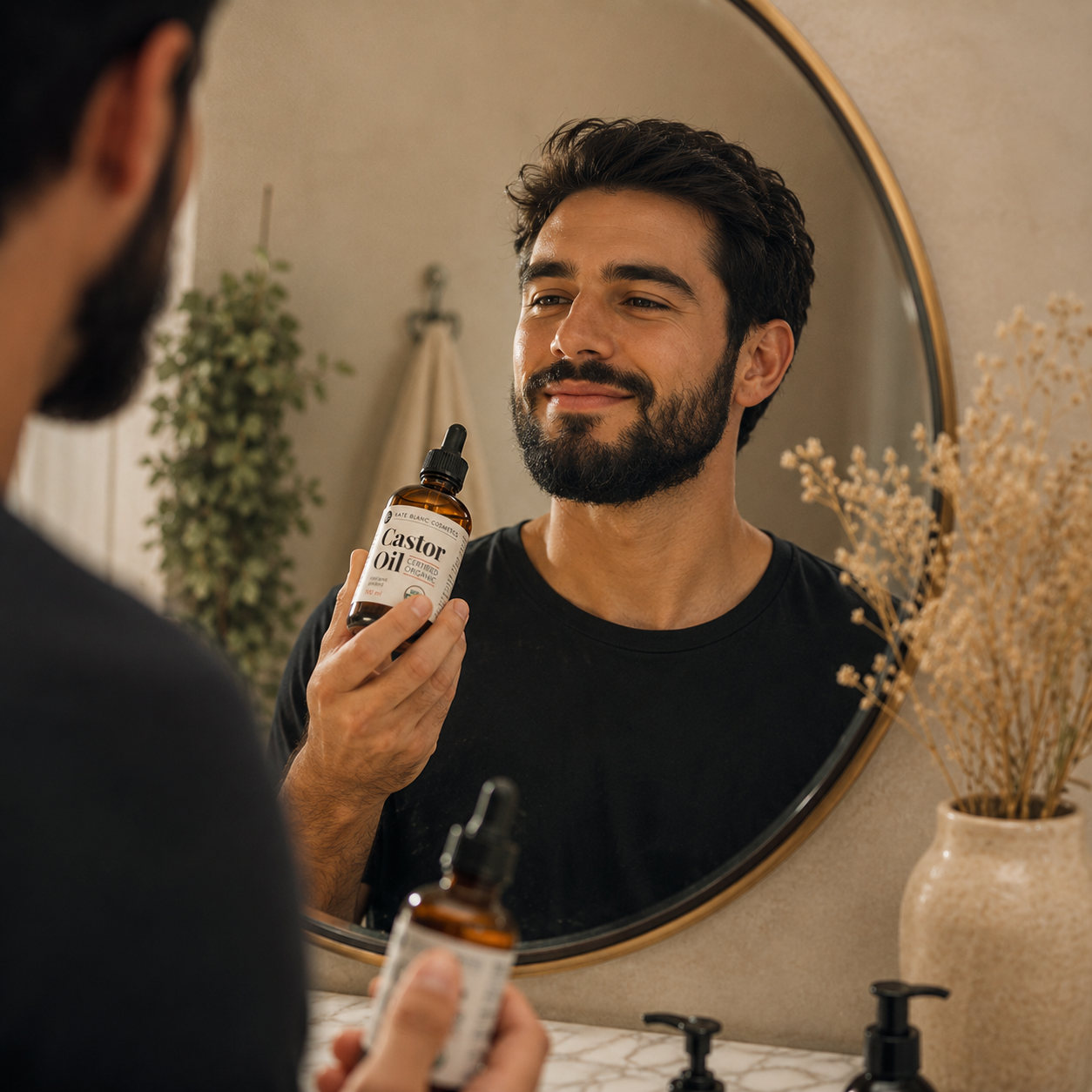 ACEITE DE RICINO: PELO Y BARBA ABUNDANTES 🔥